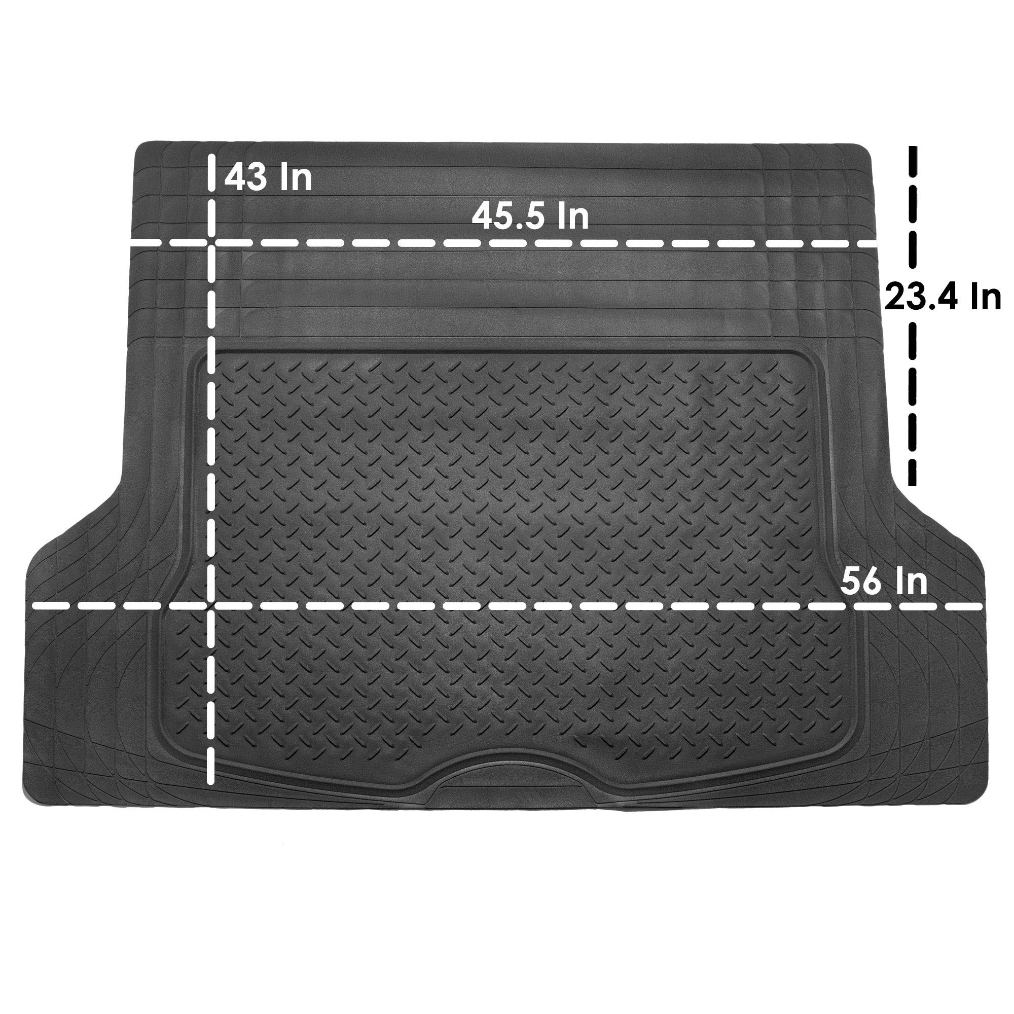 Climaproof Trimmable Non-Slip Vinyl Floor Mats - Universal Fit