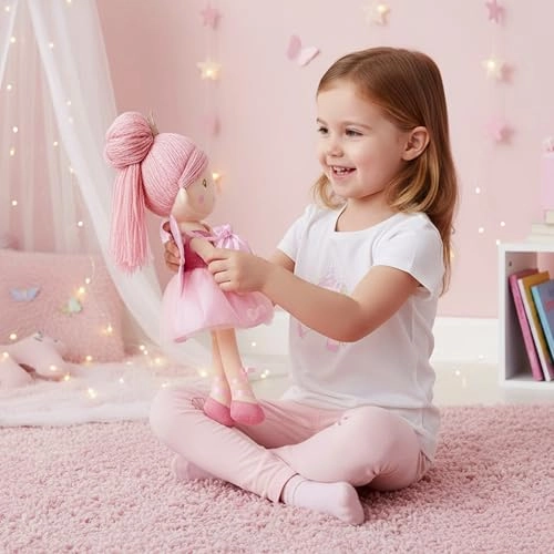 Tooth Fairy Doll Anastasia 43.18 cm Plush - Pink Outfit Wings