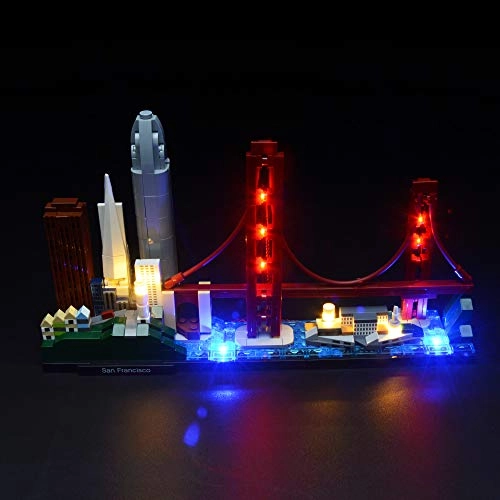 LED Lighting Set for Architecture San Francisco - Acrylonitrile Butadiene Styrene LEGO 21043 San Francisco 1