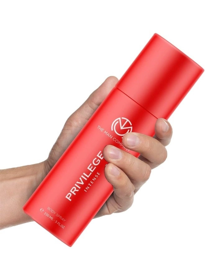 Privilege Intense Deodorant - Fierce and woody 150ml