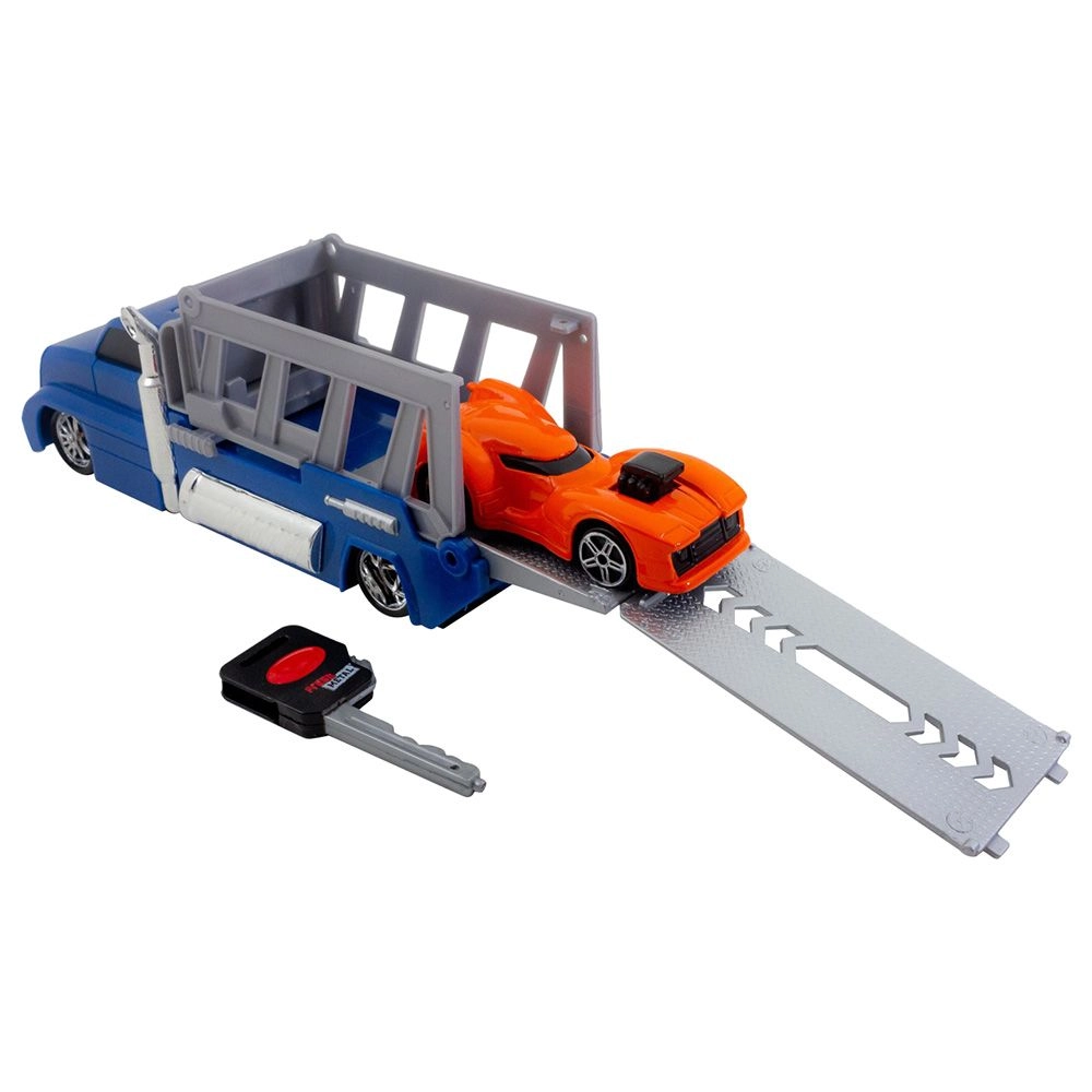 Maisto Fresh Metal Burnin Key Car Launcher Hauler - Multi Colour 3 +