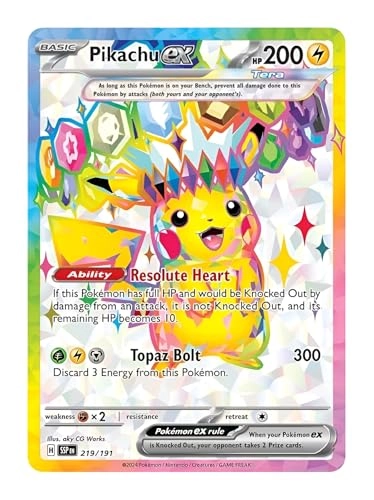 Pokémon Pikachu ex 219/191