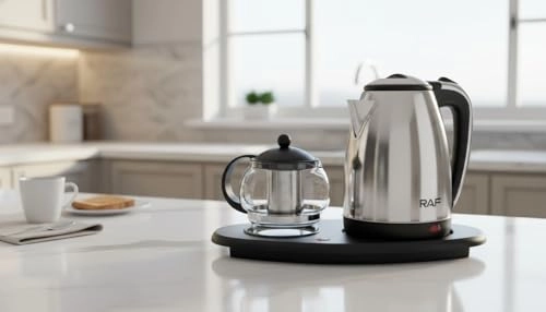 Kettle with Glass Teapot Set
