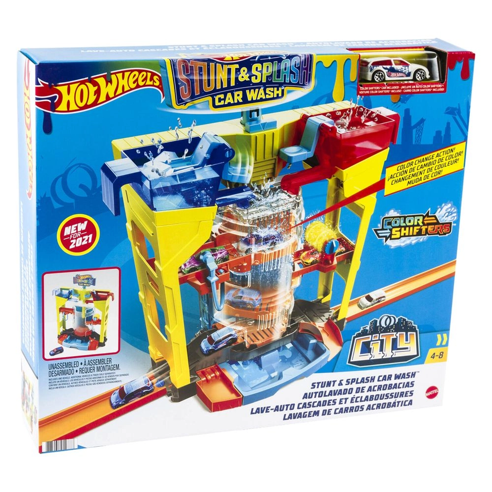 Hot Wheels Stunt & Splash Car Wash - 1:64