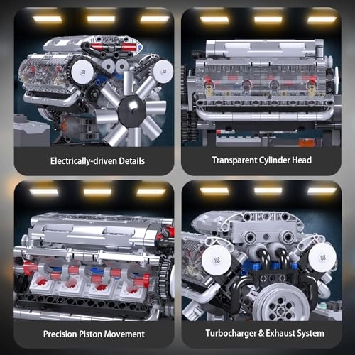 V8 Motor Kit - 535 pcs