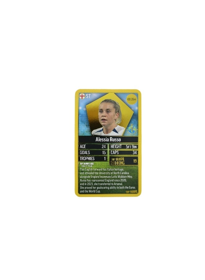 Top Trumps World Football Stars - Top 200 Gold Foiled Cards
