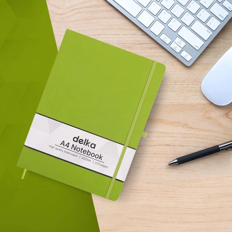 A4 Notebook A4 Hardcover - Lined 80 Sheets