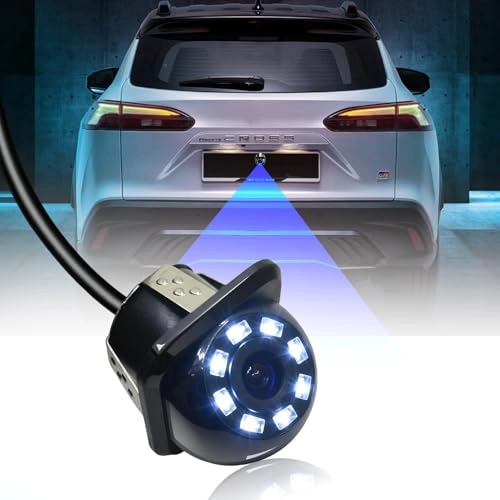 8 LED Rear View Parking Camera - Night vision Wired 976 x 582 pixels