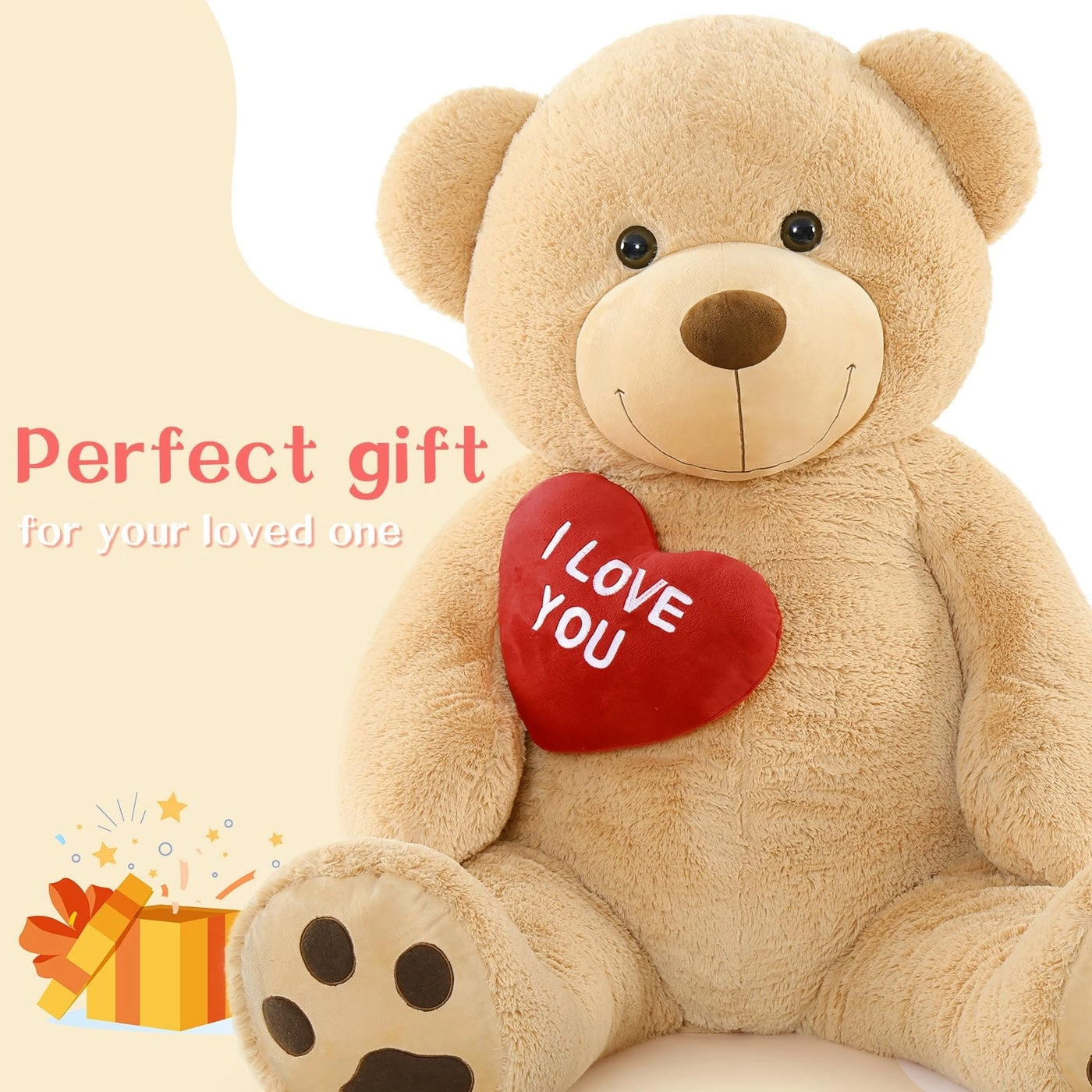 I Love You Teddy Bear - 152 cm