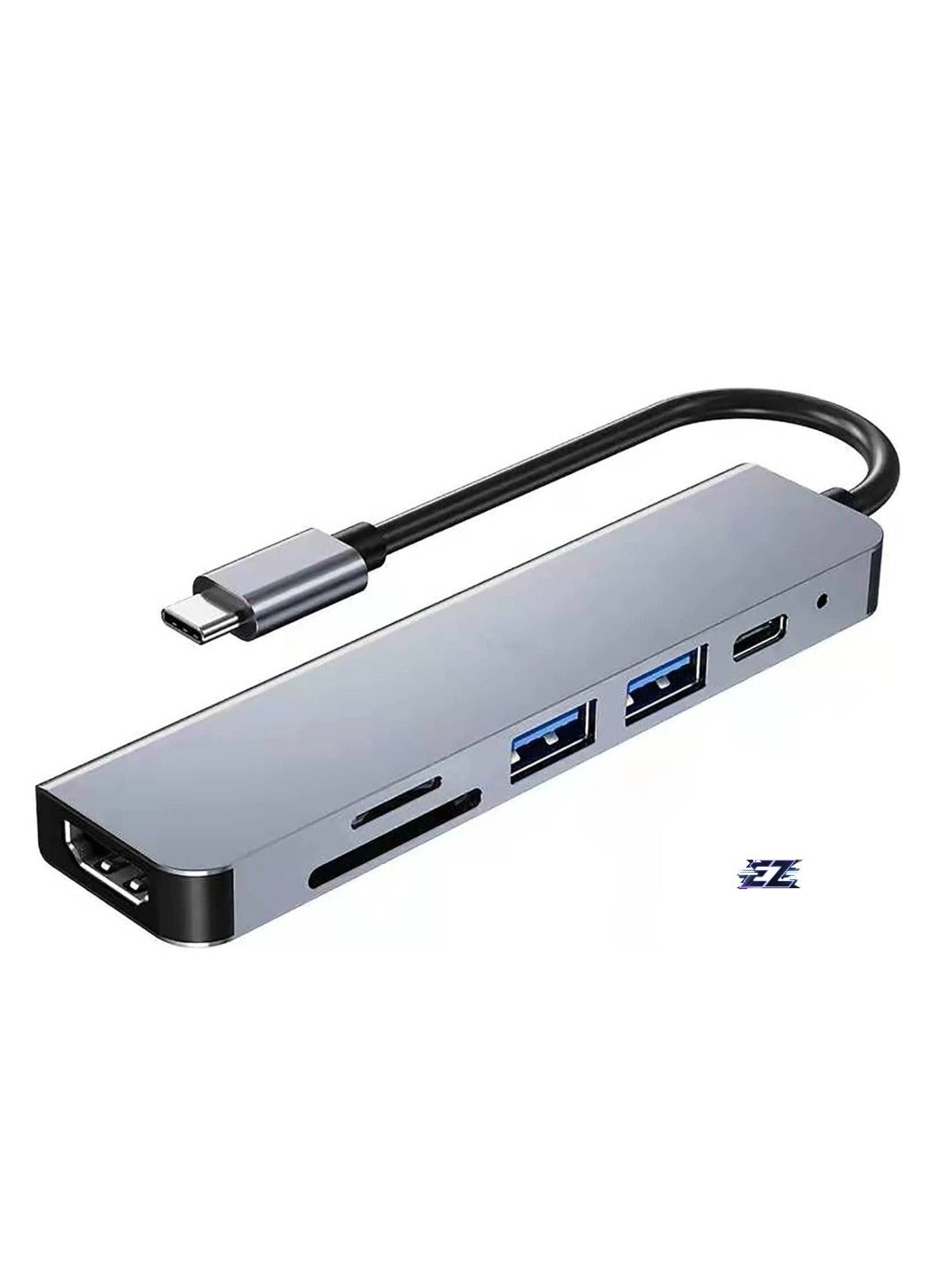 ELTRAZONE USB C Hub Docking Station - 6-in-1 4K@60Hz 60W Power Delivery