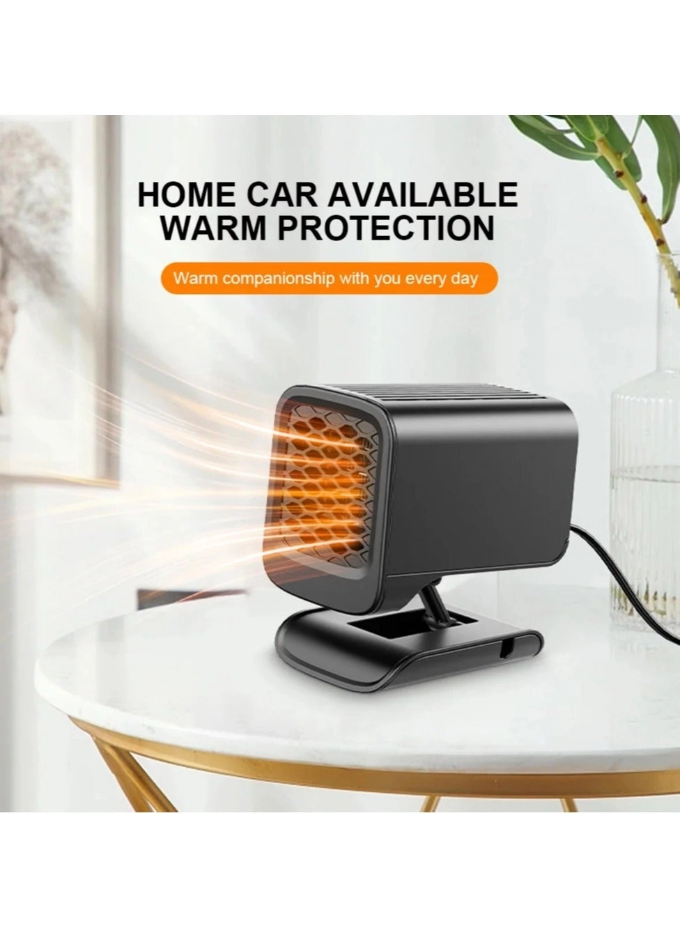 Car Electric Heater Fan - 12V 120W 360 Rotating