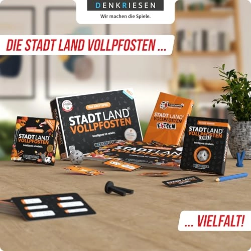 Stadt Land Vollpfosten® Levels - German 16 years and up