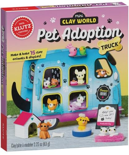 Scholastic US Mini Clay World Pet Adoption Truck - 15 pieces