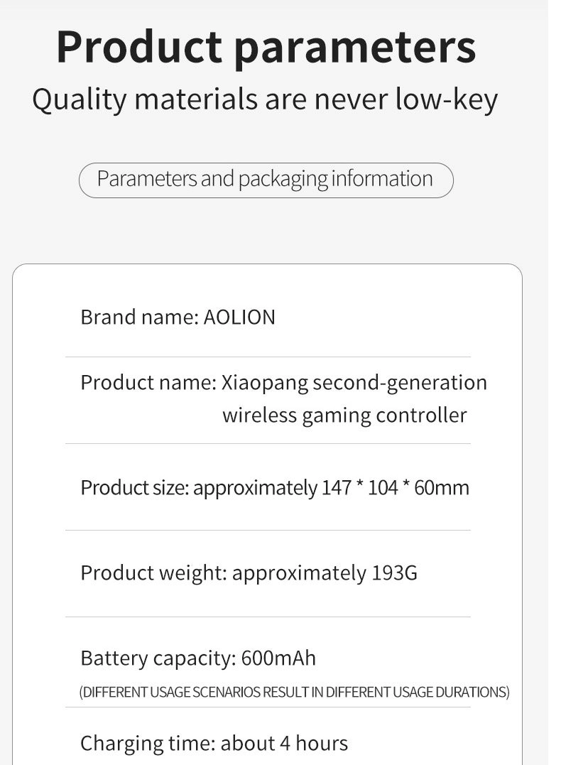 Gaming Controller - Nintendo Switch PC Android iOS