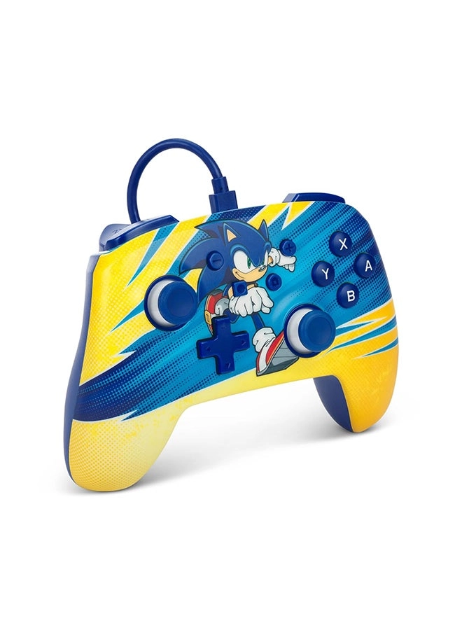 Nintendo Switch Enhanced Wired Controller Sonic