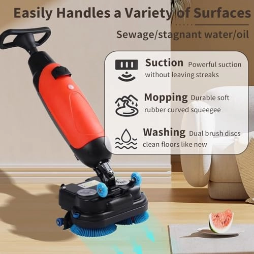 Commercial Floor Cleaning Machine - 250 W × 2