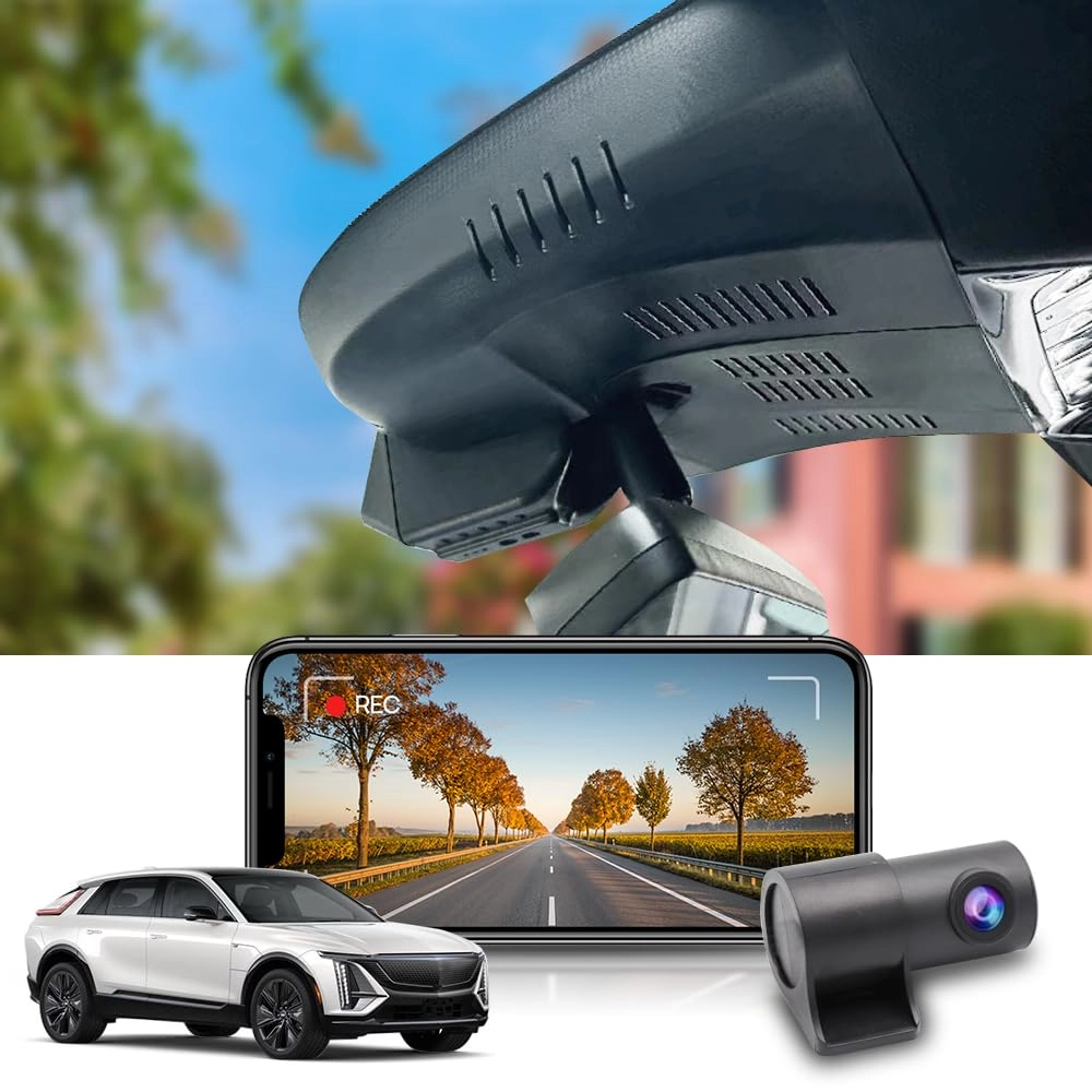 FITCAMX 2K Front and 1080P Rear 1440 X 1080 pixels for 2023 2024 Cadillac Lyriq