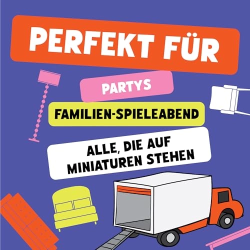 Giant Clear Mini Furniture - German 7 years and up