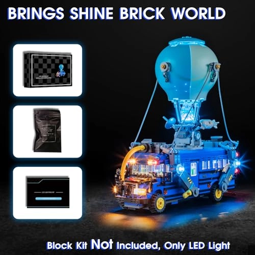LED Light for LEGO Battle Bus 77073