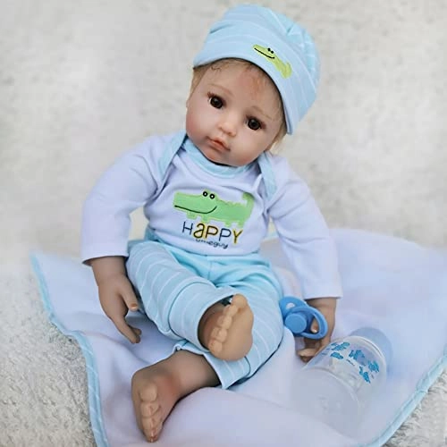 Reborn Baby Doll - 55cm 22" Vinyl Cotton Body