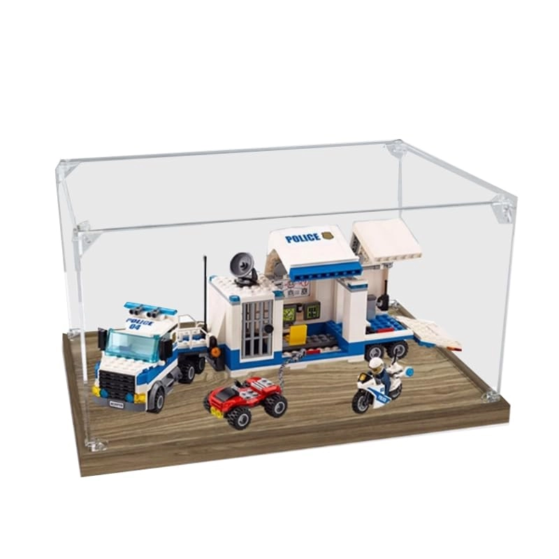 HCAEIOFJ Clear Acrylic Display Case (60139) - City Lego