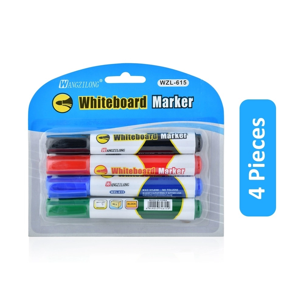 Wangzilong White Board Marker - Black/Blue/Red/Green