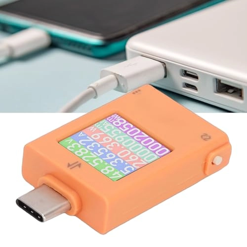 USB C Voltage Current Tester - Rotatable Display 0-12A