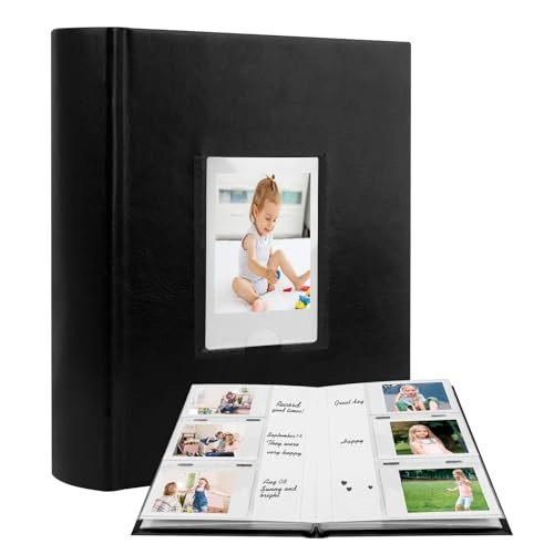 2x3" 180 Pockets PU Leather Photo Album