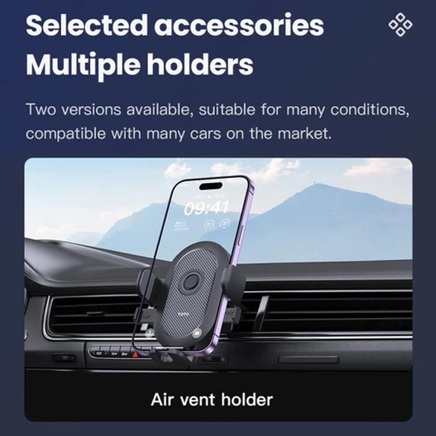 Car Holder - CH-3 Black