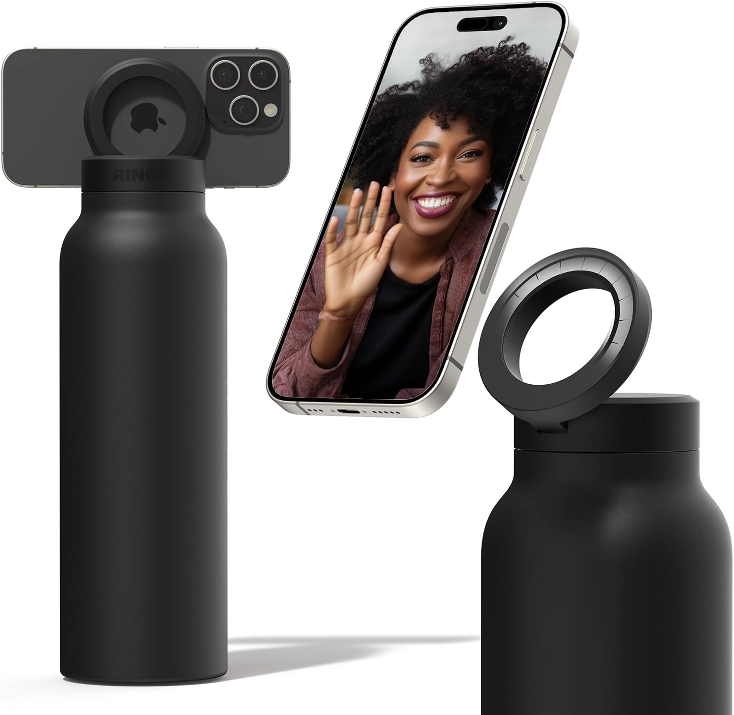 Insulated Water Bottle - Magnetic Ring - 946 ml