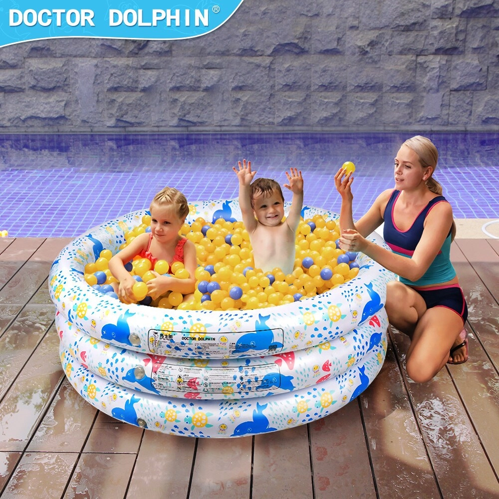 Inflatable Pool - 180 x 135 x 60 cm Ages 3+