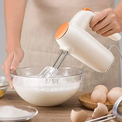 Handheld Electric Egg Beater - High Power 5-speed Turbo