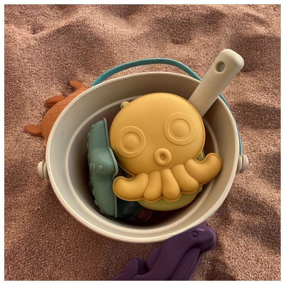 Silicone Beach Toys - 10-piece Multi Colour