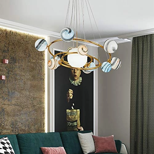 Wandering Earth Planet Creative Chandelier