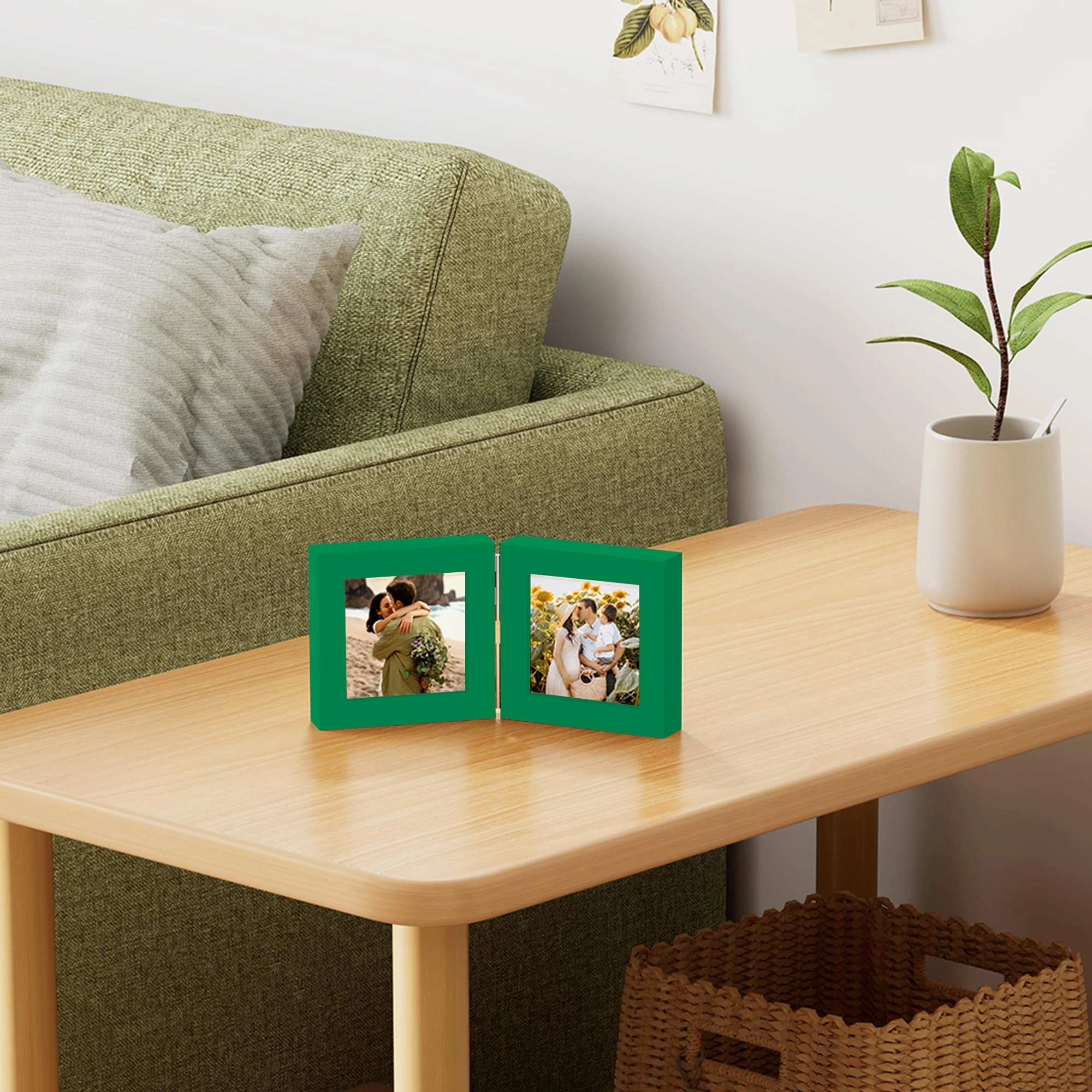 Double Picture Frame - 4x4 2.0 Count