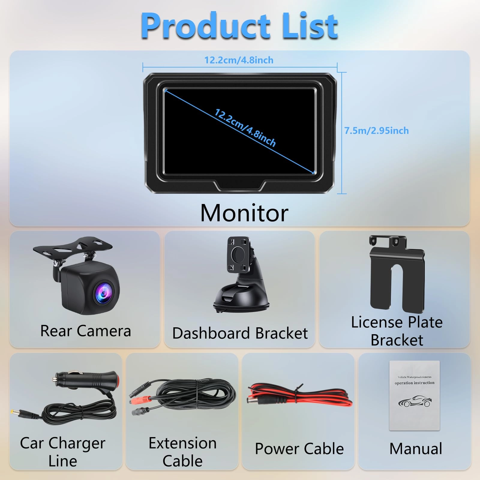 AHD Reversing Camera - Night Vision 1080P