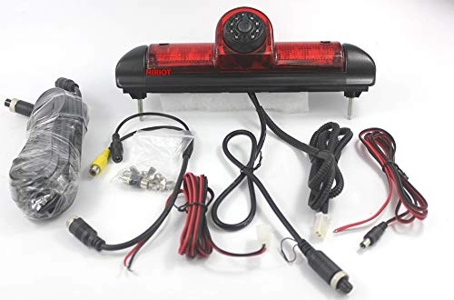 Brake Light Rear View Camera - Night Vision + LCD Monitor - 800 x 480