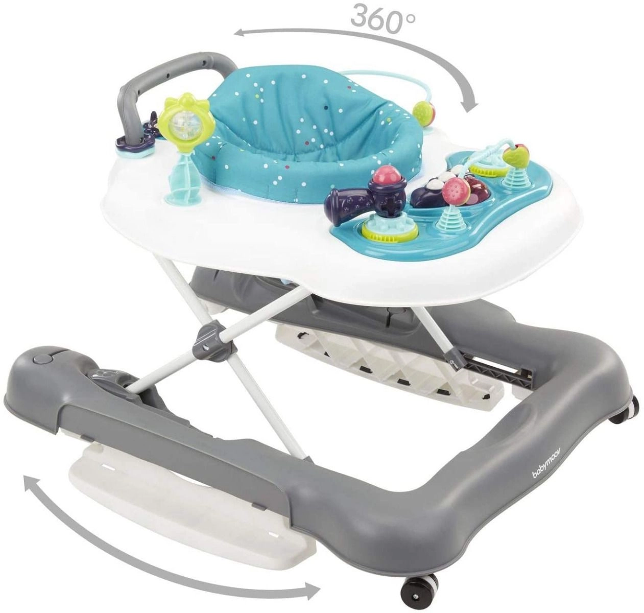5 in 1 Baby Walker - 6 months Light Blue