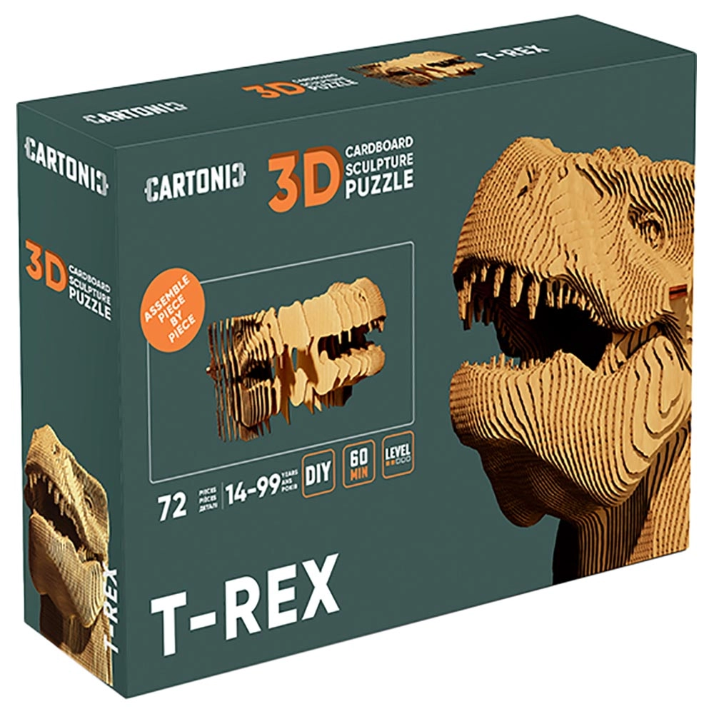 T-Rex 3D Puzzle (CARTREX) - 72 pcs