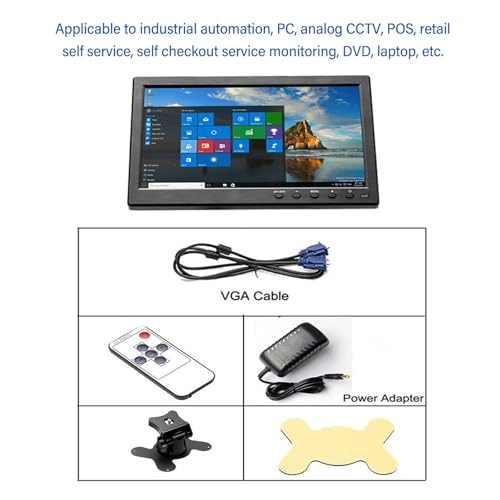 Portable Monitor - Bewinner0povx3m492-12 10.1in 1024x600