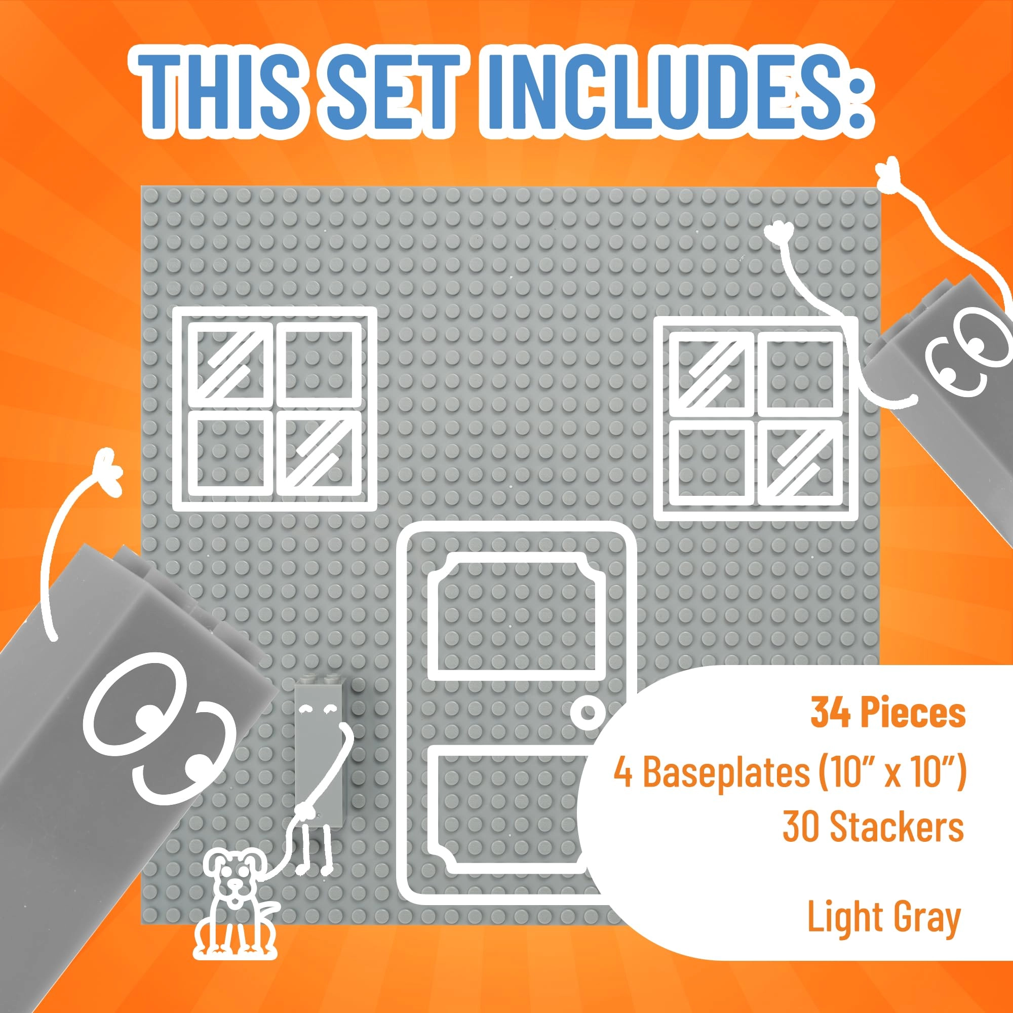 Baseplate Set - 4 pcs