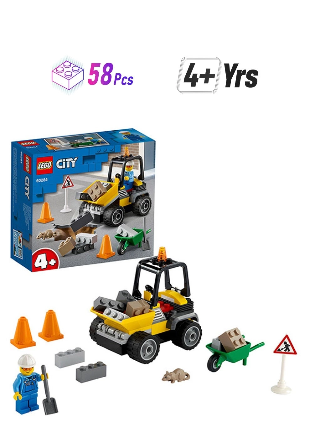 LEGO City Roadwork Truck (60284) - Vehicle