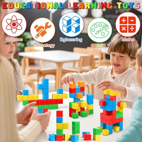 Magnetic Building Blocks - 64 pcs
