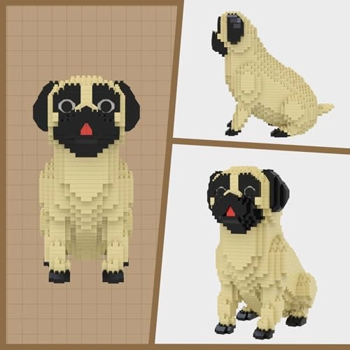 KLJM-02 - Dog Pug 1033pcs