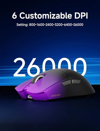 S9 Pro Gaming Mouse - 2.4Ghz Wireless Bluetooth USB