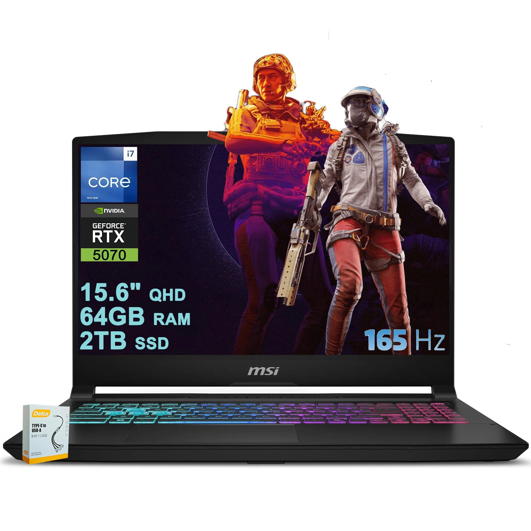 Katana 15 HX B14WGK-293US - 15.6'' Core i7-14650HX 64GB DDR5 2TB SSD