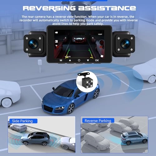 4 Channel Mirror Dashcam - 1080p