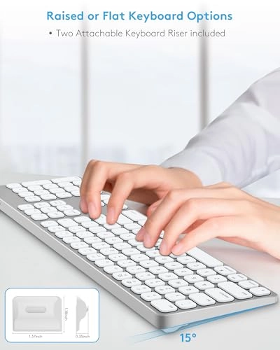 Aluminum USB Wired Keyboard