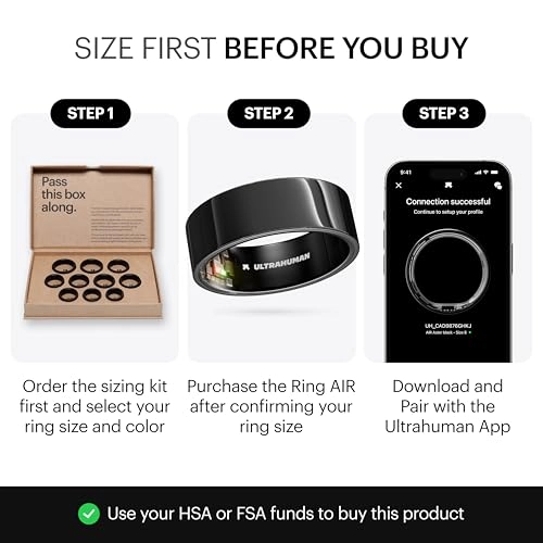 Ring AIR - Aster Black Size 7