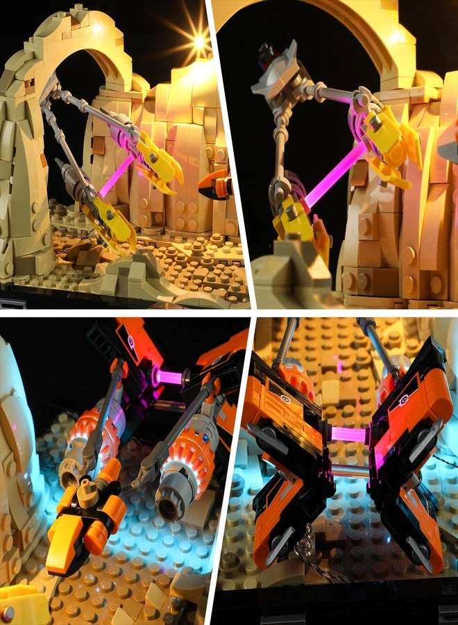 Led Lighting Kit for LEGO Mos Espa Podrace Diorama 75380